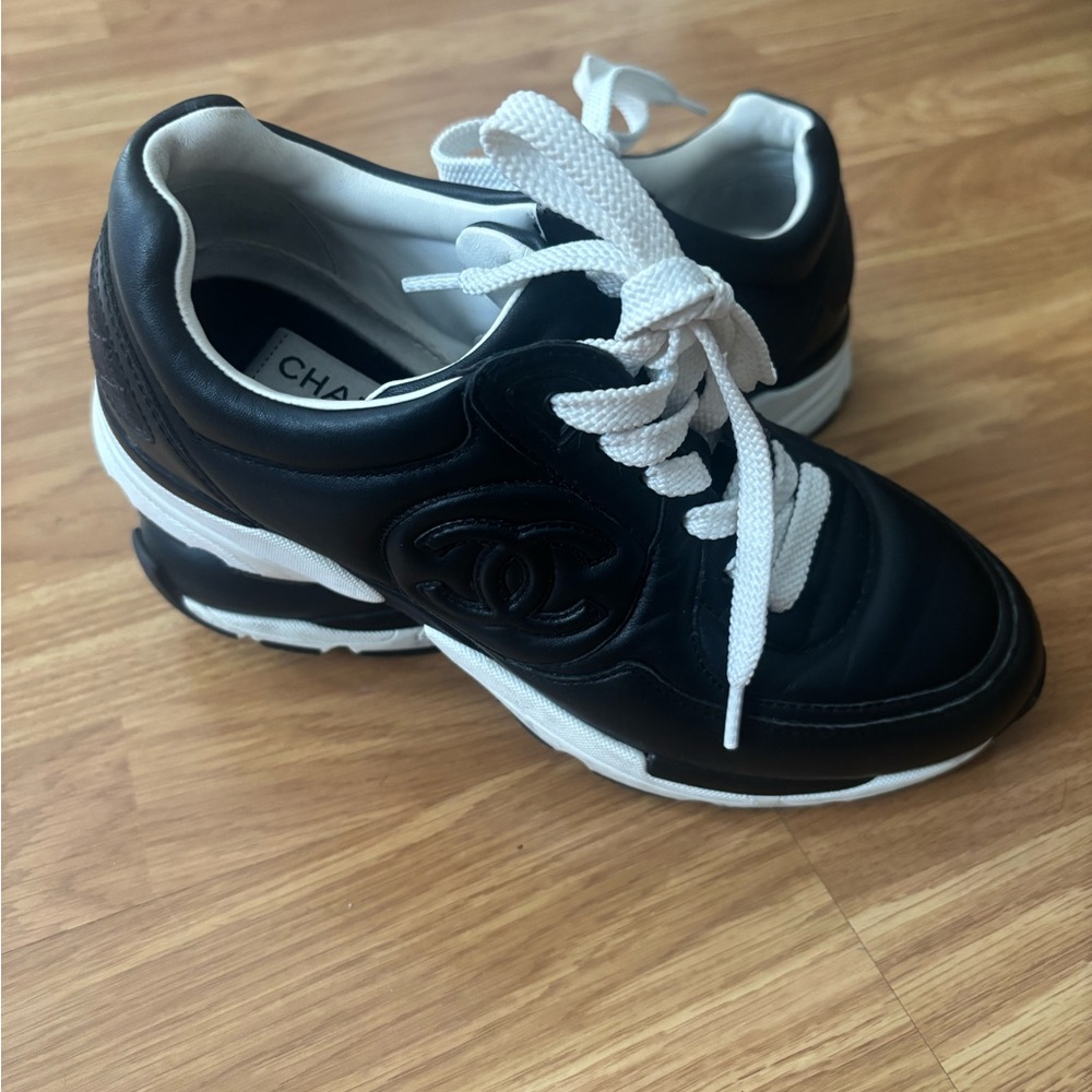 CHANEL Monochrome Athletic Sneakers